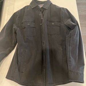 Faherty men's flannel lined coat jacket size large